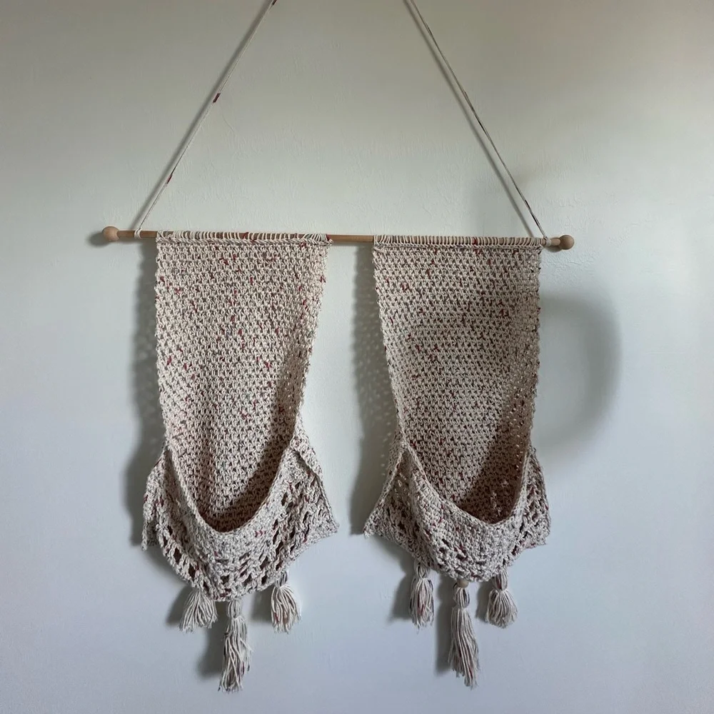 Boho Macrame Wall Hanging with Tassels